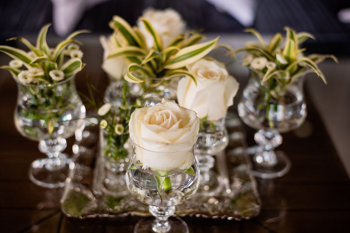 decoração mini wedding com flores
