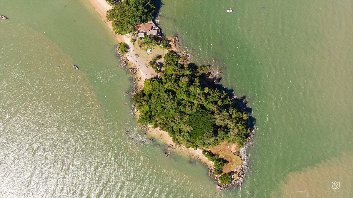 Vista Aérea de Florianópolis por Julio Trindade